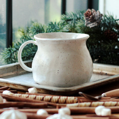 January | Hot Chocolate Mug | 1 Hr Instructor Guided Workshop {member pricing} 1 person for $25, 2 for $35, 3 for $45, 4 for $55